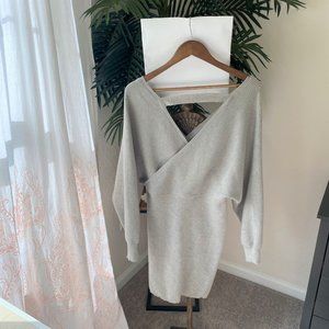 Gray Sweater Dress  XL